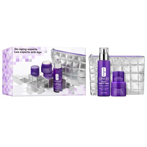 Clinique De-aging Experts Wrinkle Correcting Serum 50ml & Wrinkle Correcting Cream 15ml & Wrinkle Correcting Eye Cream 5mlGift Set