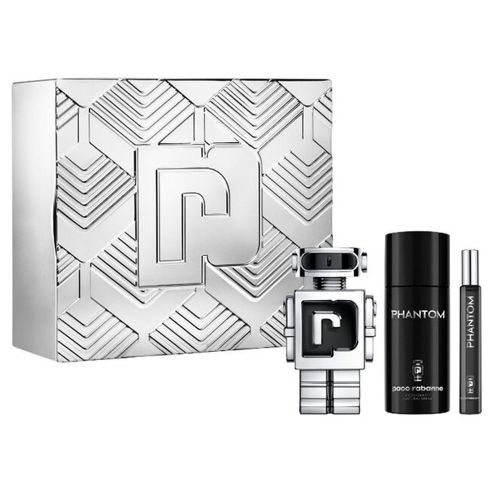 Phantom EDT 100ML + EDT 10ML + Deodorant Spray 150ML Gift Set For Men