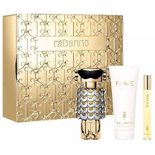 Fame EDP 80Ml + EDP 10Ml + Body Lotion 100Ml Gift Set For Women