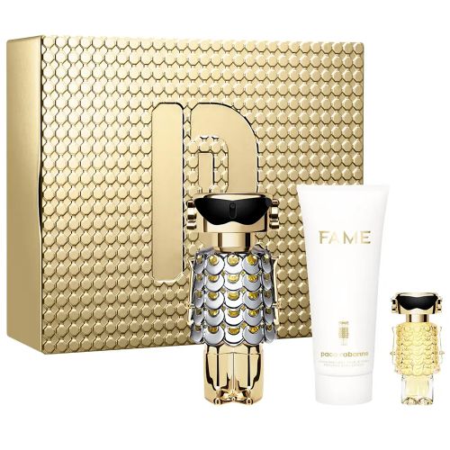 Fame EDP 80Ml + EDP 4Ml + Body Lotion 100Ml Gift Set For Women