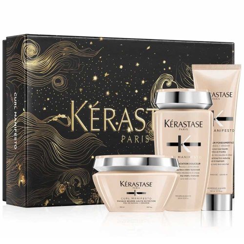 Kerastase Curl Manifesto Masque Shampoo 250ml & Hair Mask 200ml & Hair Cream 150ml Gift Set