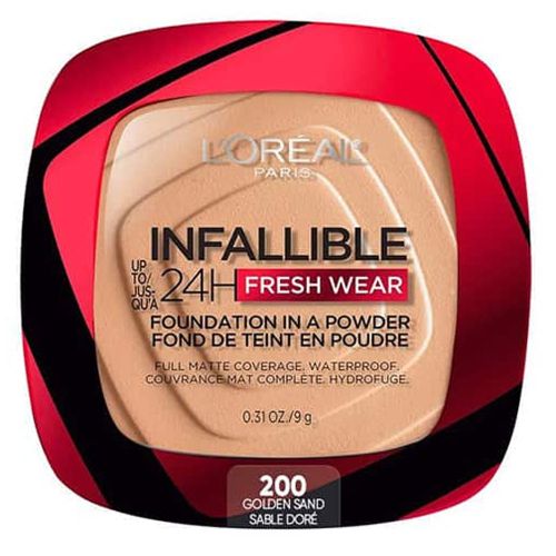 L'oreal Infaillible 24H Fresh Wear Foundation In A Powder 200 Golden Sand