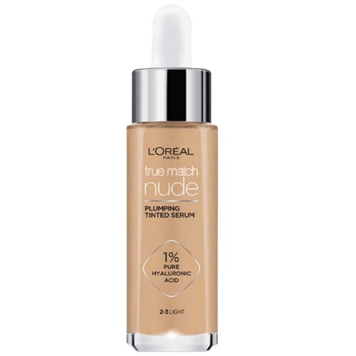 L'oreal True Match Nude Plumping Tinted Serum 2-3 Light 