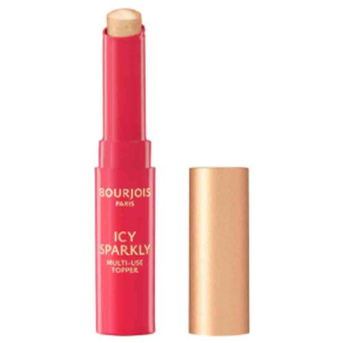 Bourjois Icy Sparkly Multi-use Glitter Highlighter Stick For Lips Cheeks & Eyes 01 Snow Light