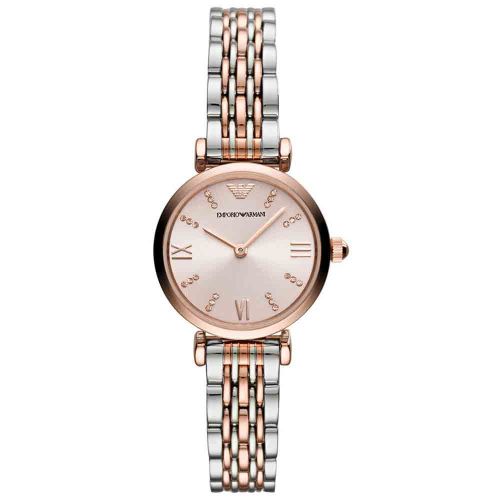 Emporio Armani Gianni T-Bar Women’s Watch Rose Gold