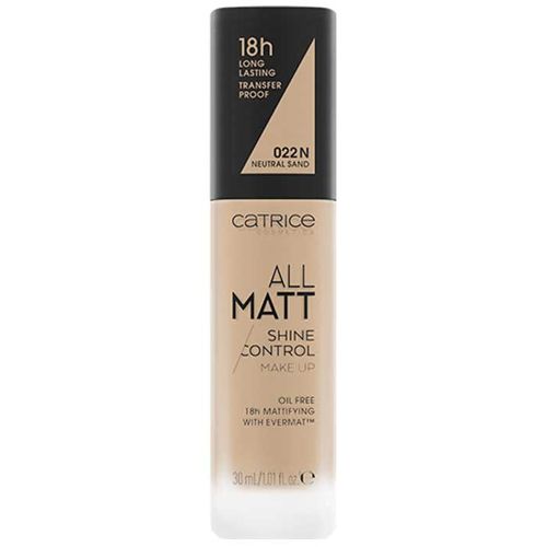 Catrice Foundation All Matt Shine Control 022N Neutral Sand