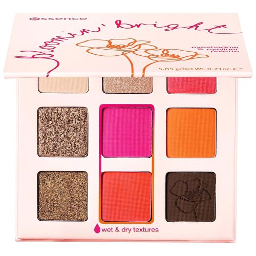 Essence Bloomin' Bright Eyeshadow & Eyeliner Palette 01