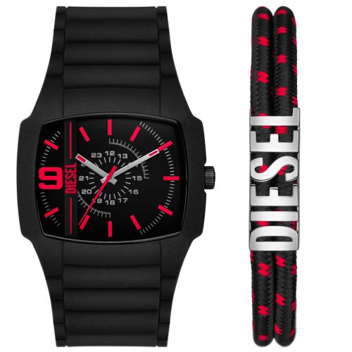 Diesel DZ2191 Men’s Watch 45 Mm Black Gift Set