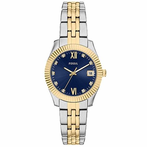 Fossil ES5443 Scarlette Women's Watch 32mm Silver Gold