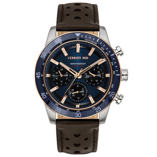 Cerruti 1881 CIWGF0007601 Turchino Men's Watch 44mm Brown