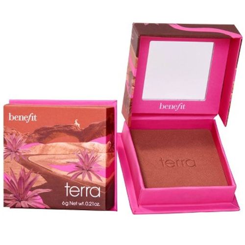 Benefit Cosmetics WANDERful World Silky-Soft Powder Blush Golden Brick-Red Powder