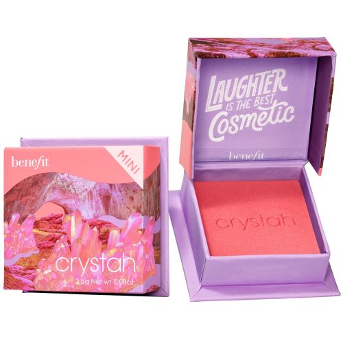 Benefit Cosmetics WANDERful World Silky-Soft Powder Blush Strawberry Pink Mini
