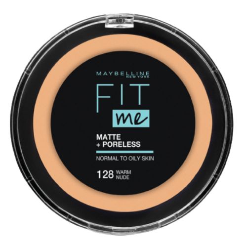 Maybelline New York Fit Me Matte & Poreless Compact Face Powder 128 Warm Nude