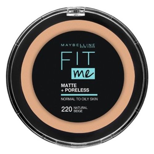 Maybelline New York Fit Me Matte & Poreless Compact Face Powder 220 Natural Beige