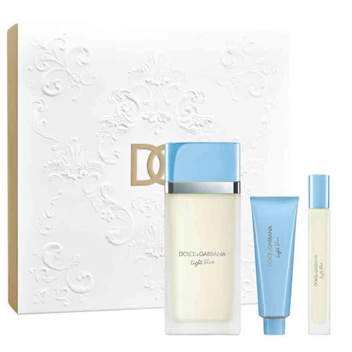 Light Blue EDT 100Ml + EDT 10Ml + Body Lotion 50Ml Gift Set For Women