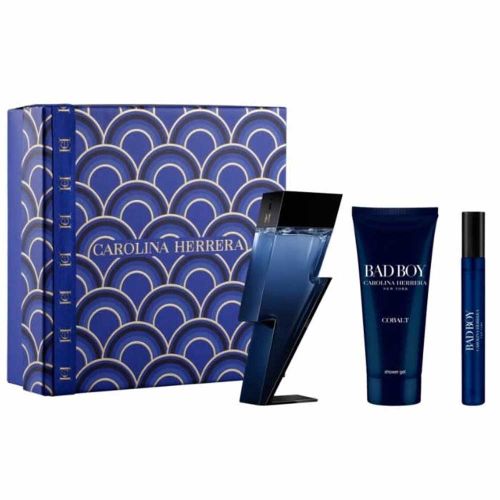 Bad Boy Cobalt EDP 100Ml + EDP 10Ml + Shower Gel 100Ml Gift Set For Men