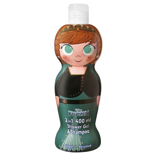 Disney Frozen Anna Shower Gel & Shampoo 2 In 1 Vegan 400Ml For Kids 