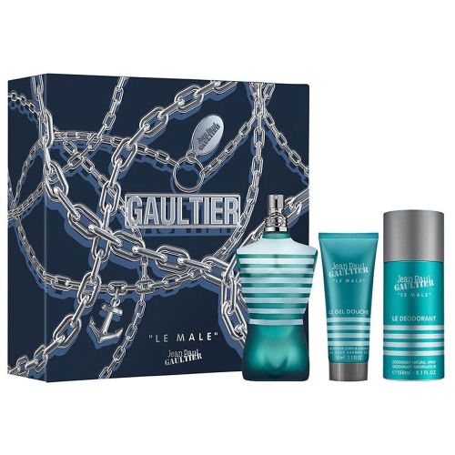 Estuche Le Male EDT 125Ml + Deodorant Spray 150Ml + Shower Gel 100Ml Gift Set For Men