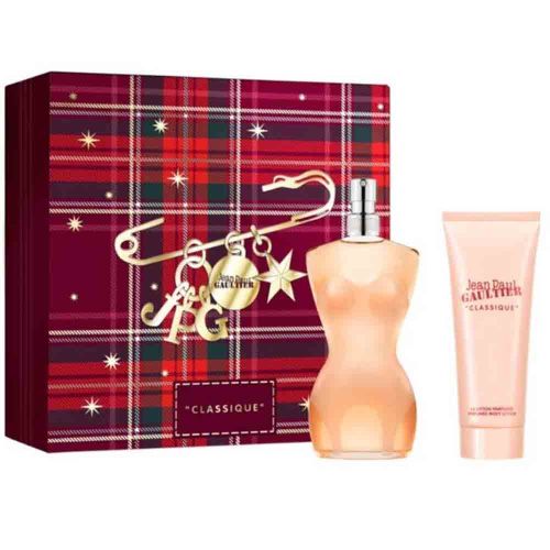 Classique EDT 100Ml + Body Lotion 75Ml Gift Set For Women