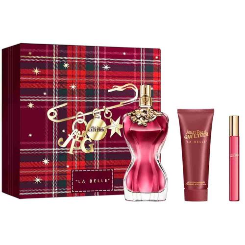 La Belle EDP 100Ml + EDP 10Ml + Body Lotion 75Ml Gift Set For Women