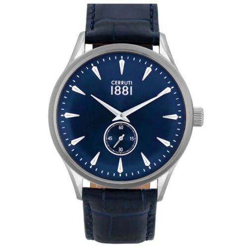 Cerruti 1881 CRWA24004 Men's Watch 43 Mm Blue Gift Set